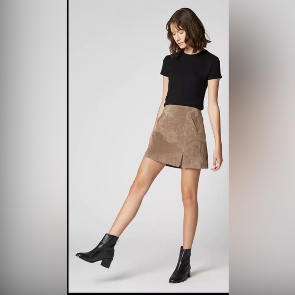 Blank NYC Dresses & Skirts - Blank NYC FAUX SUEDE SKIRT